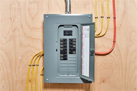 electric box in front of house|electrical circuit breaker box.